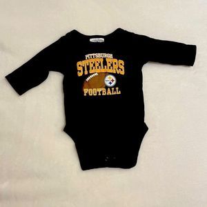 0-3M Steeler Onesie